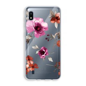 CaseCompany Geschilderde bloemen: Samsung Galaxy A10 Transparant Hoesje