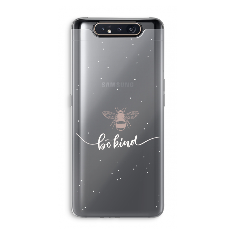 CaseCompany Be(e) kind: Samsung Galaxy A80 Transparant Hoesje