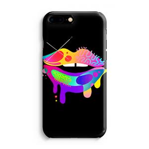 CaseCompany Lip Palette: Volledig Geprint iPhone 7 Plus Hoesje