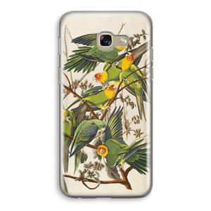 CaseCompany Carolinaparkiet: Samsung Galaxy A5 (2017) Transparant Hoesje
