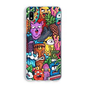 CaseCompany Vexx Mixtape: Samsung Galaxy A10 Transparant Hoesje