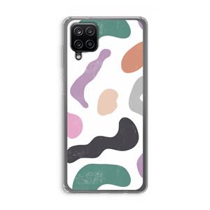 CaseCompany Memphis Shapes: Samsung Galaxy A12 Transparant Hoesje