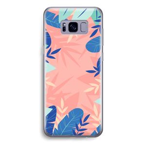 CaseCompany Tropisch: Samsung Galaxy S8 Transparant Hoesje
