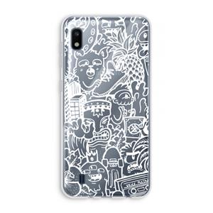 CaseCompany Vexx Mixtape #2: Samsung Galaxy A10 Transparant Hoesje