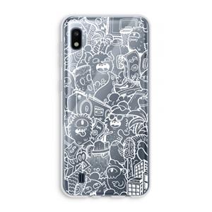CaseCompany Vexx City #2: Samsung Galaxy A10 Transparant Hoesje