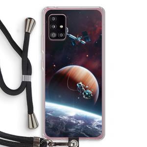CaseCompany Examiner: Samsung Galaxy A51 5G Transparant Hoesje met koord