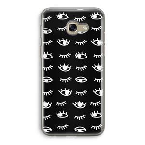 CaseCompany Eye pattern #3: Samsung Galaxy A5 (2017) Transparant Hoesje