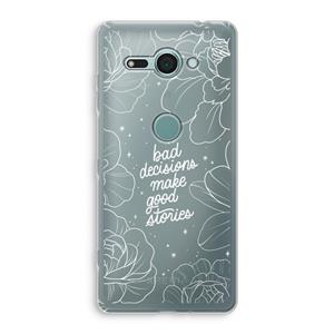 CaseCompany Good stories: Sony Xperia XZ2 Compact Transparant Hoesje