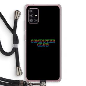 CaseCompany Retro: Samsung Galaxy A51 5G Transparant Hoesje met koord