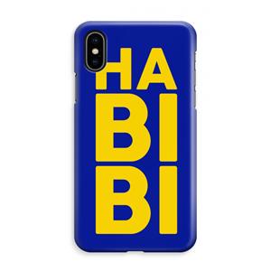 CaseCompany Habibi Blue: iPhone XS Max Volledig Geprint Hoesje