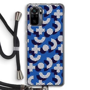 CaseCompany 8-bit N°5: Xiaomi Redmi Note 10 Pro Transparant Hoesje met koord