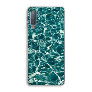 CaseCompany Weerkaatsing water: Samsung Galaxy A7 (2018) Transparant Hoesje