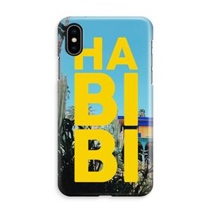 CaseCompany Habibi Majorelle : iPhone XS Max Volledig Geprint Hoesje