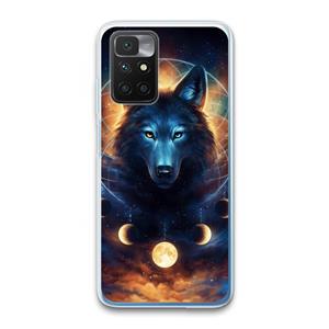 CaseCompany Wolf Dreamcatcher: Xiaomi Redmi 10 Transparant Hoesje