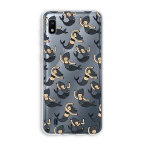 CaseCompany Zeemeermin: Samsung Galaxy A10 Transparant Hoesje