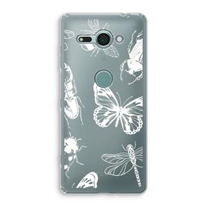 CaseCompany Tiny Bugs: Sony Xperia XZ2 Compact Transparant Hoesje