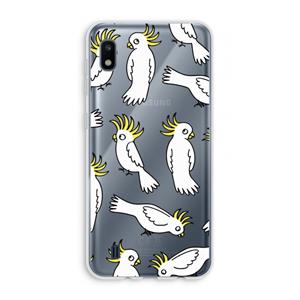 CaseCompany Papegaai: Samsung Galaxy A10 Transparant Hoesje