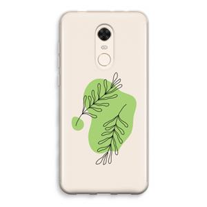 CaseCompany Beleaf in you: Xiaomi Redmi 5 Transparant Hoesje