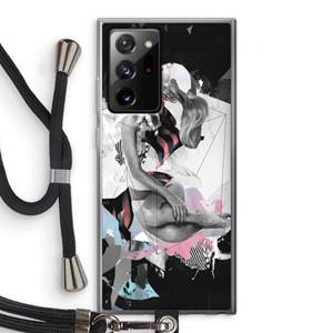 CaseCompany Camouflage de sommeil: Samsung Galaxy Note 20 Ultra / Note 20 Ultra 5G Transparant Hoesje met koord