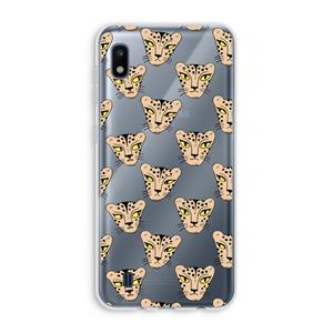 CaseCompany Tijger: Samsung Galaxy A10 Transparant Hoesje