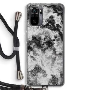 CaseCompany Onweer: Xiaomi Redmi Note 10 Pro Transparant Hoesje met koord