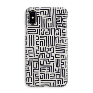 CaseCompany Moroccan Print: iPhone XS Max Volledig Geprint Hoesje