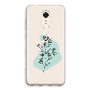 CaseCompany Violets are blue: Xiaomi Redmi 5 Transparant Hoesje