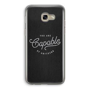 CaseCompany Capable: Samsung Galaxy A5 (2017) Transparant Hoesje