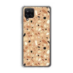 CaseCompany Terrazzo N°17: Samsung Galaxy A12 Transparant Hoesje