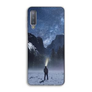 CaseCompany Wanderlust: Samsung Galaxy A7 (2018) Transparant Hoesje