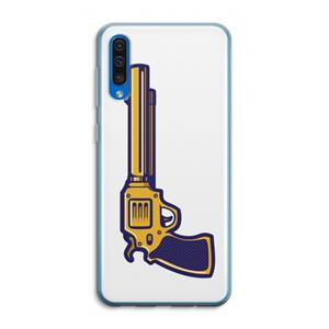 CaseCompany Pew Pew Pew: Samsung Galaxy A50 Transparant Hoesje