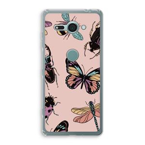 CaseCompany Tiny Bugs: Sony Xperia XZ2 Compact Transparant Hoesje