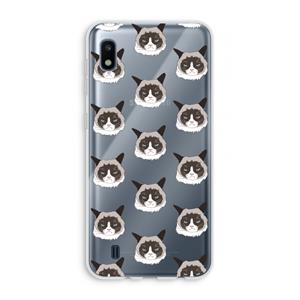 CaseCompany It's a Purrr Case: Samsung Galaxy A10 Transparant Hoesje