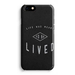 CaseCompany To be lived: Volledig Geprint iPhone 7 Plus Hoesje