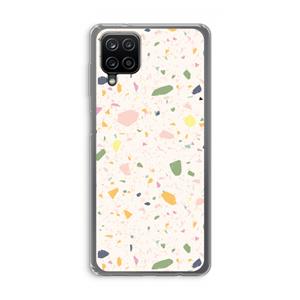 CaseCompany Terrazzo N°21: Samsung Galaxy A12 Transparant Hoesje