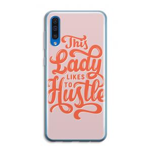 CaseCompany Hustle Lady: Samsung Galaxy A50 Transparant Hoesje
