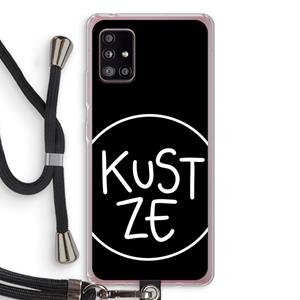 CaseCompany KUST ZE: Samsung Galaxy A51 5G Transparant Hoesje met koord