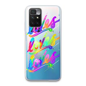 CaseCompany Loves: Xiaomi Redmi 10 Transparant Hoesje