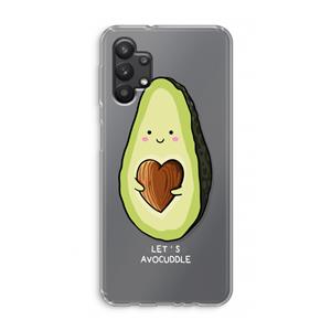 CaseCompany Avocuddle: Samsung Galaxy A32 5G Transparant Hoesje