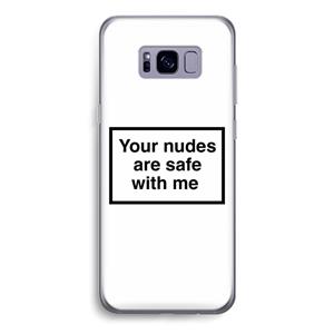 CaseCompany Safe with me: Samsung Galaxy S8 Transparant Hoesje