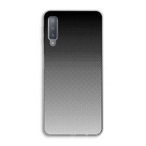CaseCompany Musketon Halftone: Samsung Galaxy A7 (2018) Transparant Hoesje