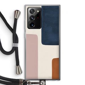 CaseCompany Geo #5: Samsung Galaxy Note 20 Ultra / Note 20 Ultra 5G Transparant Hoesje met koord