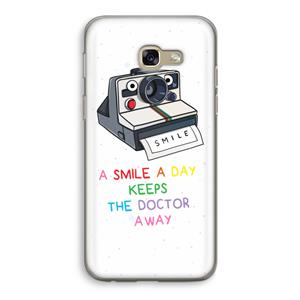 CaseCompany Smile: Samsung Galaxy A5 (2017) Transparant Hoesje