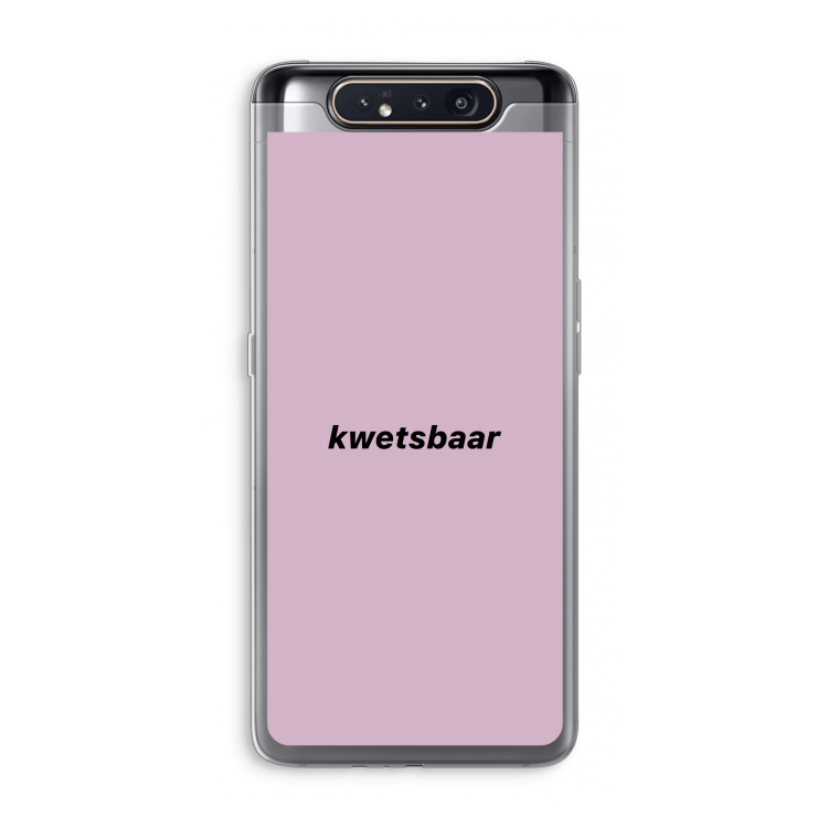 CaseCompany kwetsbaar: Samsung Galaxy A80 Transparant Hoesje