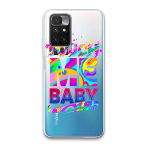 CaseCompany Touch Me: Xiaomi Redmi 10 Transparant Hoesje