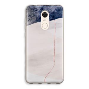 CaseCompany Stone White: Xiaomi Redmi 5 Transparant Hoesje