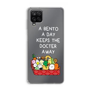 CaseCompany Bento a day: Samsung Galaxy A12 Transparant Hoesje
