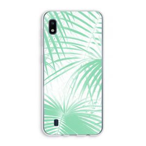 CaseCompany Palmbladeren: Samsung Galaxy A10 Transparant Hoesje