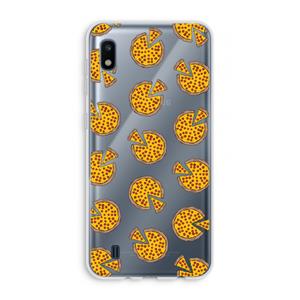 CaseCompany You Had Me At Pizza: Samsung Galaxy A10 Transparant Hoesje
