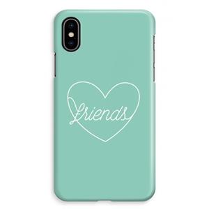 CaseCompany Friends heart pastel: iPhone XS Max Volledig Geprint Hoesje